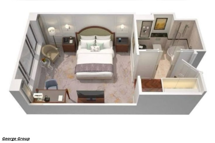 hotel room layout