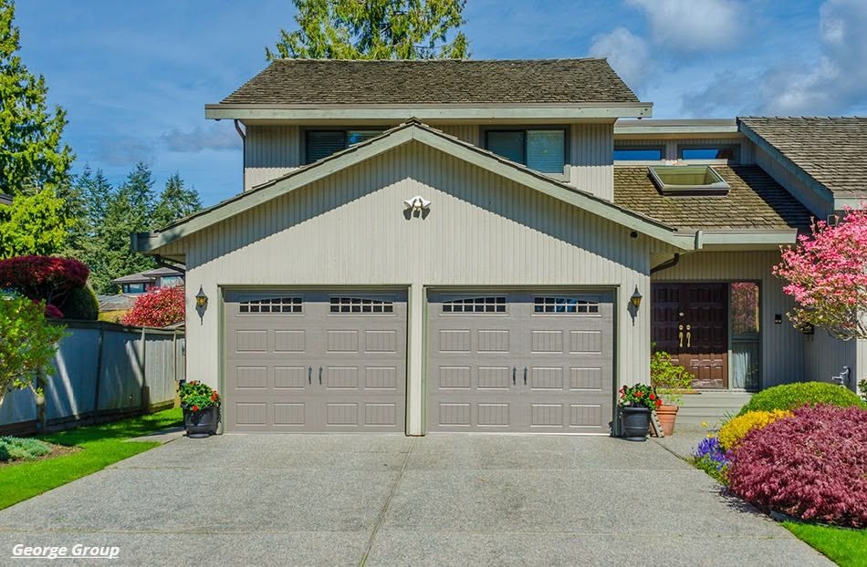 Two car Garage door size