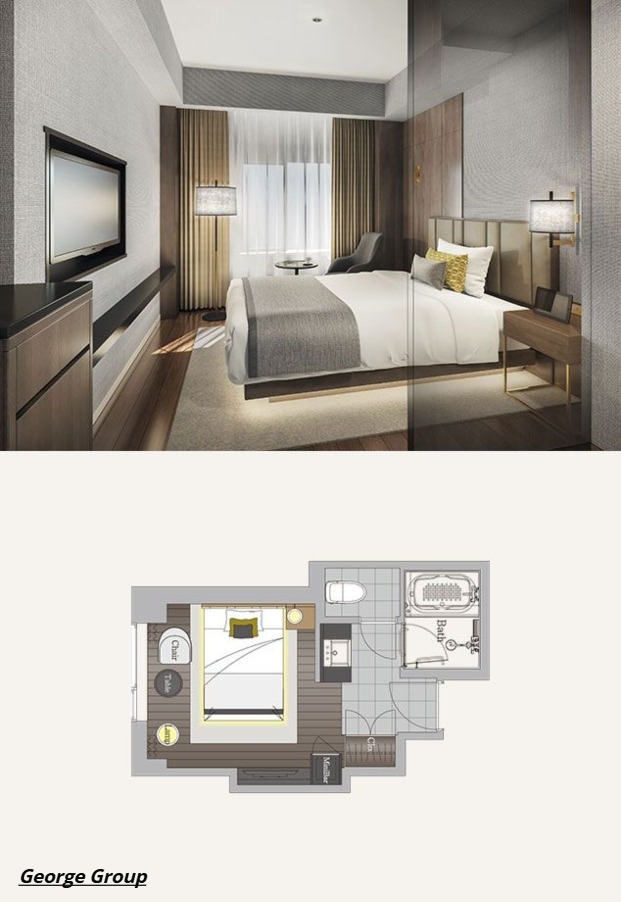 hotel room layout