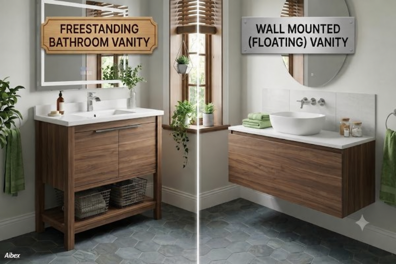 Freestanding Bathroom Vanity vs Wall Mounted: Which One Should You Choose?