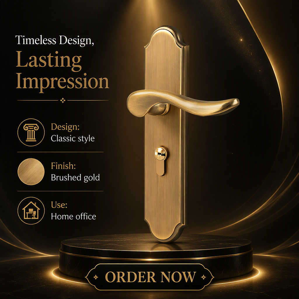 Wholesale Modern Zinc Alloy Wooden Silent Mechanical Door Locks for Villa Apartment Hotel Bedroom Study