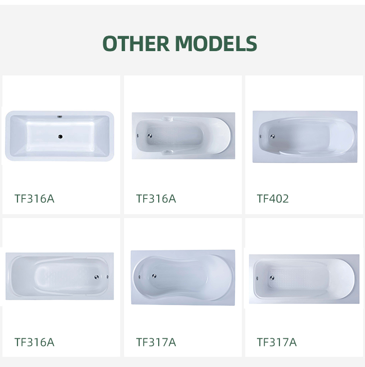 Bathroom Solid Surface Acrylic Sanitary Ware Hotel Colorful Light Freestanding 1.7m Bathtub