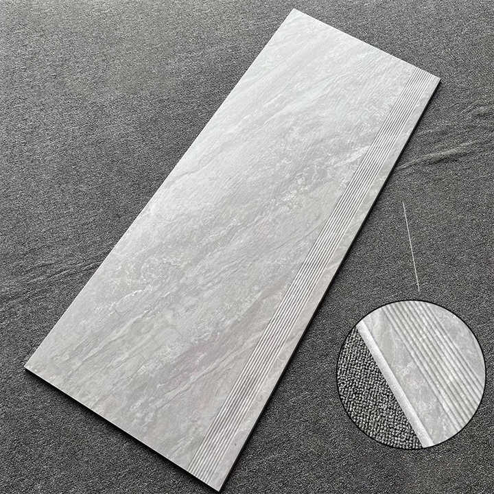 Hot Selling Decor Tile Multi Size House Porcelain Stair Ceramic Tiles Groove Staircase Tiles