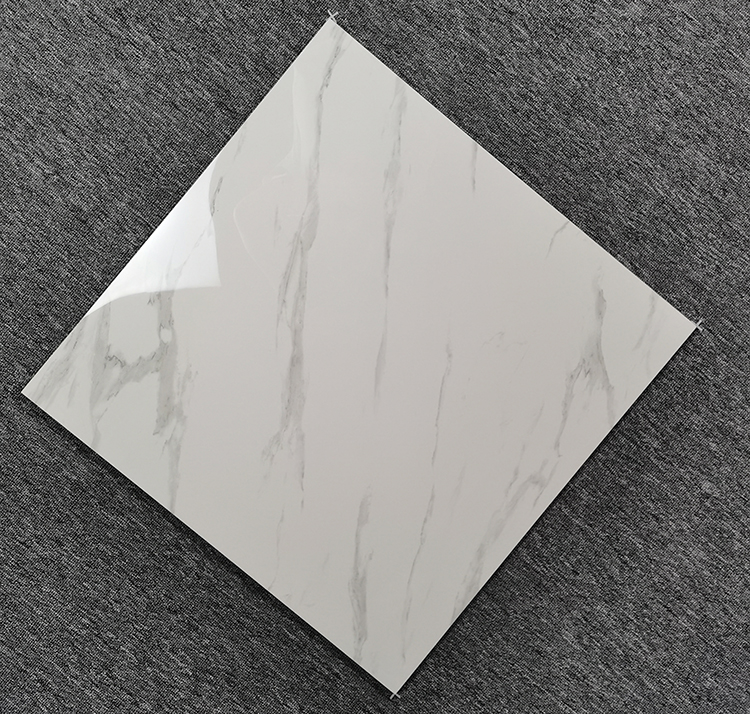 60x60 Carrara White Vitrified Glazed Ceramic Tile for Floor Porcelain Floor Tiles