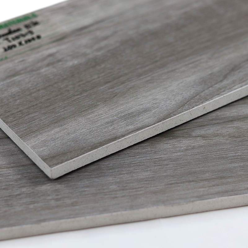 Dark Gray Matte Porcelain Tiles 200 X 1000mm Interior Anti-slip Wooden Floor Tile