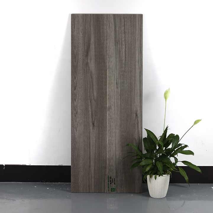 Dark Gray Matte Porcelain Tiles 200 X 1000mm Interior Anti-slip Wooden Floor Tile