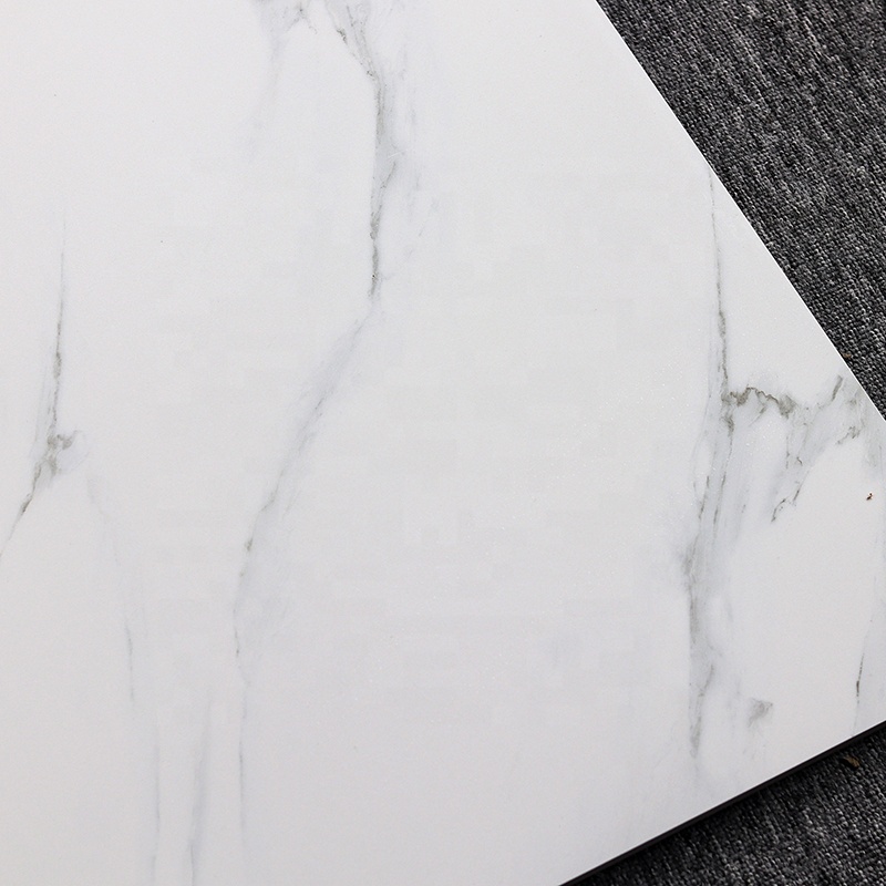 Modern House Home Decoration Porcelanato 60x60 Carrara White Marble Porcelain Ceramic Floor Tile