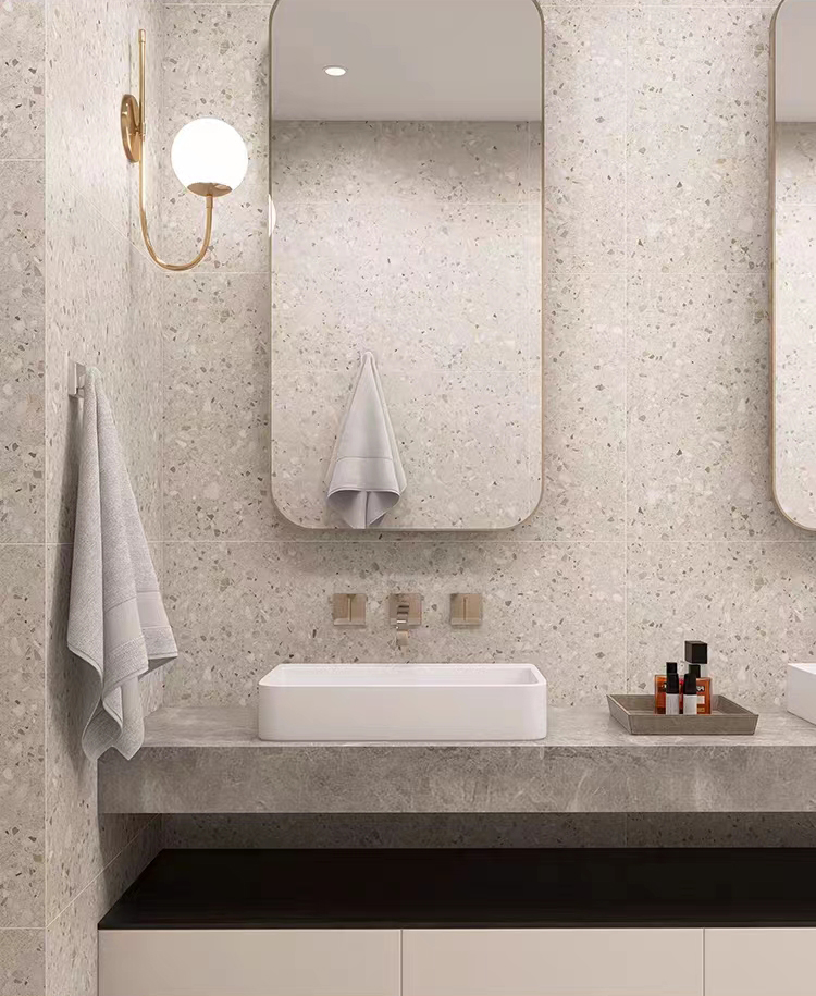 60*60cm High Quality Terrazzo Granite Stone Look Porcelain Terrazo Floor Tiles 60x60