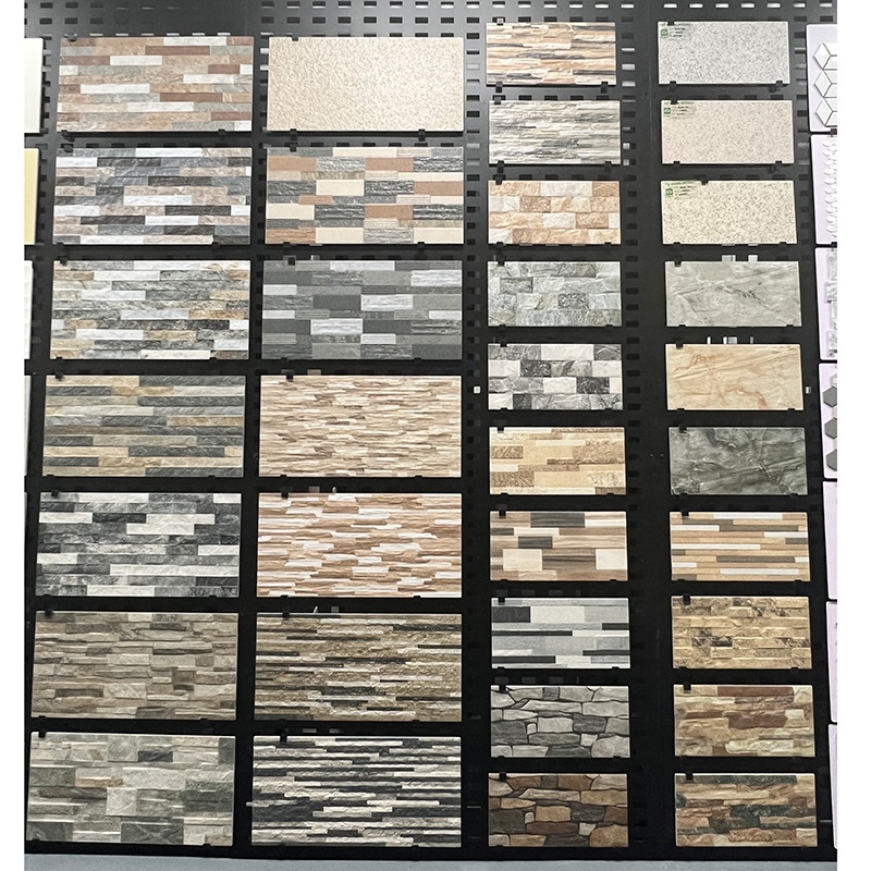 Hot Sale 200x400 Personality Culture Stone Finish Balcony Background Porcelain Outside Wall Tiles