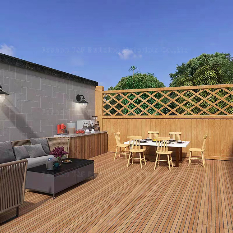 American Rustic Anti-slip Waterproof Outdoor Yard Villa Terrace Garden TV Background Wall Tile