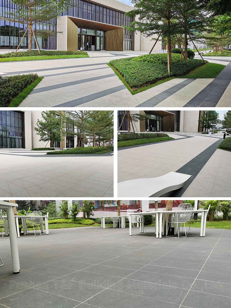 60x30 18mm Natural Granite Stone Texture Outdoor Porcelain Driveway Garden Sidewalk Paving Tiles