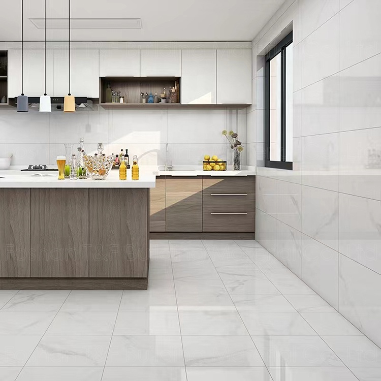 Hot Sale 300x600 Gloss Carrara White Bathroom Kitchen Bedroom Living Room Ceramic Wall Tiles