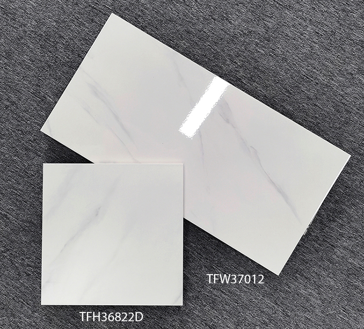 Hot Sale 300x600 Gloss Carrara White Bathroom Kitchen Bedroom Living Room Ceramic Wall Tiles