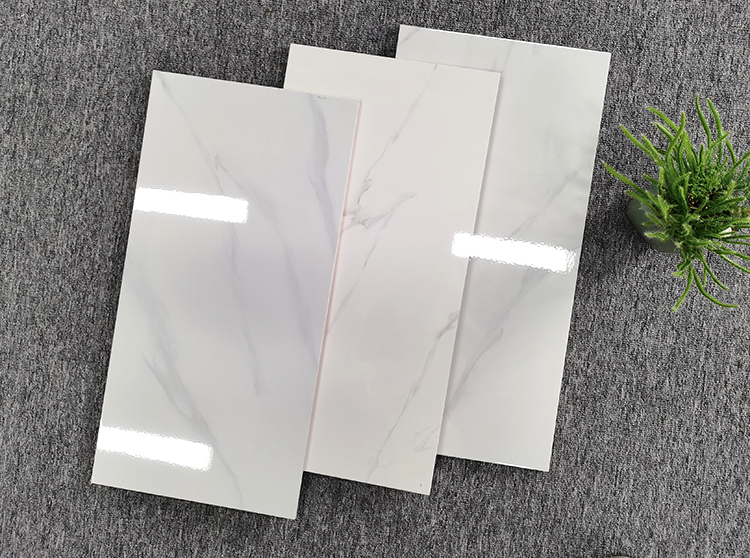 Hot Sale 300x600 Gloss Carrara White Bathroom Kitchen Bedroom Living Room Ceramic Wall Tiles
