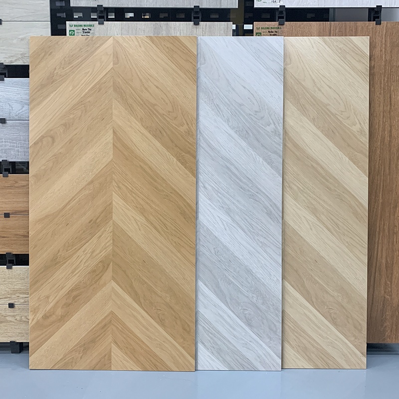 Foshan 600x1200mm Wood Look Ceramic Non Slip Glazed Porcelain Rustic Wooden Floor Tile