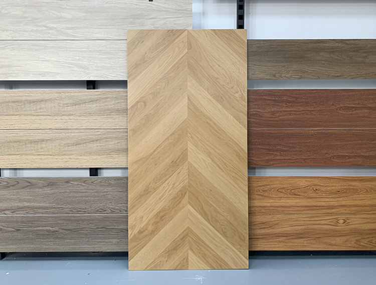 House Interior Design 600x1200mm Ceramic Brown Wood Tiles for House Porcelain Tile Wooden