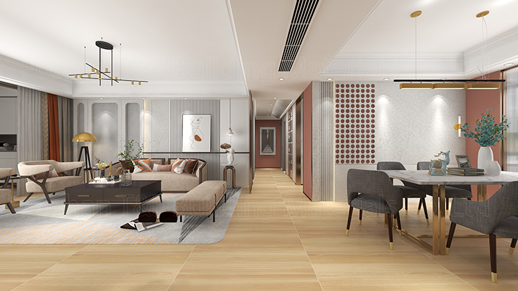 60*120 Wabi-sabi Style Wooden Look Ceramic Tiles Floor Natural Wood Effect Porcelain Tiles 60x120