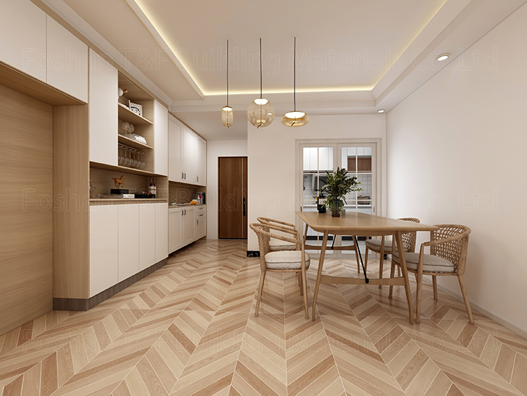 60*120 Wabi-sabi Style Wooden Look Ceramic Tiles Floor Natural Wood Effect Porcelain Tiles 60x120