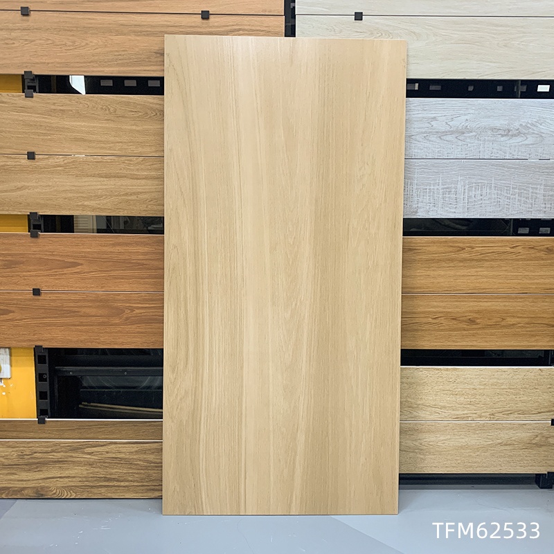 Foshan High Quality 600*1200mm Natural Wood Glazed Finish Rustic Porcelain Wooden Floor Tiles Ghana