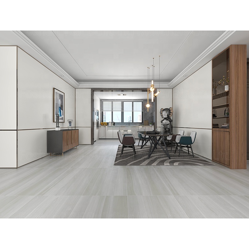 Foshan High Quality 600*1200mm Natural Wood Glazed Finish Rustic Porcelain Wooden Floor Tiles Ghana