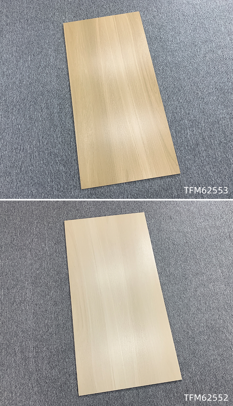 Foshan High Quality 600*1200mm Natural Wood Glazed Finish Rustic Porcelain Wooden Floor Tiles Ghana