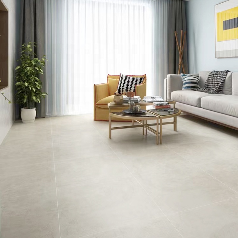 60x60cm for Living Room Flooring Ceramic Cement Concrete Looking Porcelain Rustic Tile