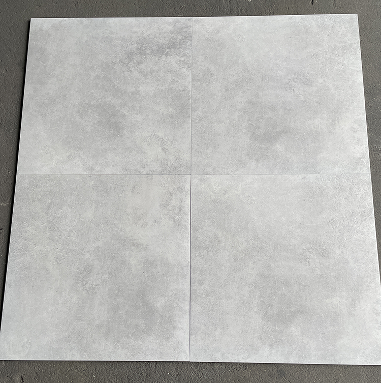 60x60cm for Living Room Flooring Ceramic Cement Concrete Looking Porcelain Rustic Tile