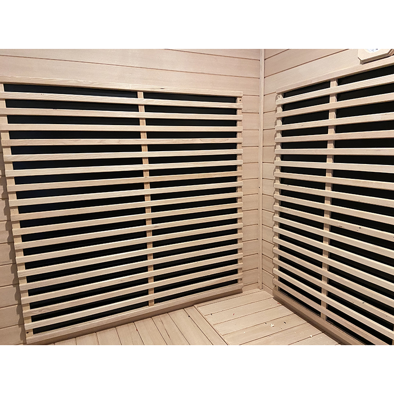 4-6 Person Traditional Outdoor Wood Cube Deluxe Healthy Steam Sauna House Far Infrared Sauna Room