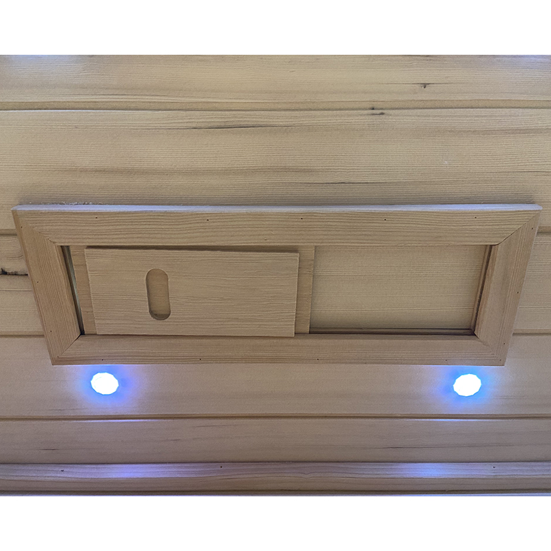 4-6 Person Traditional Outdoor Wood Cube Deluxe Healthy Steam Sauna House Far Infrared Sauna Room