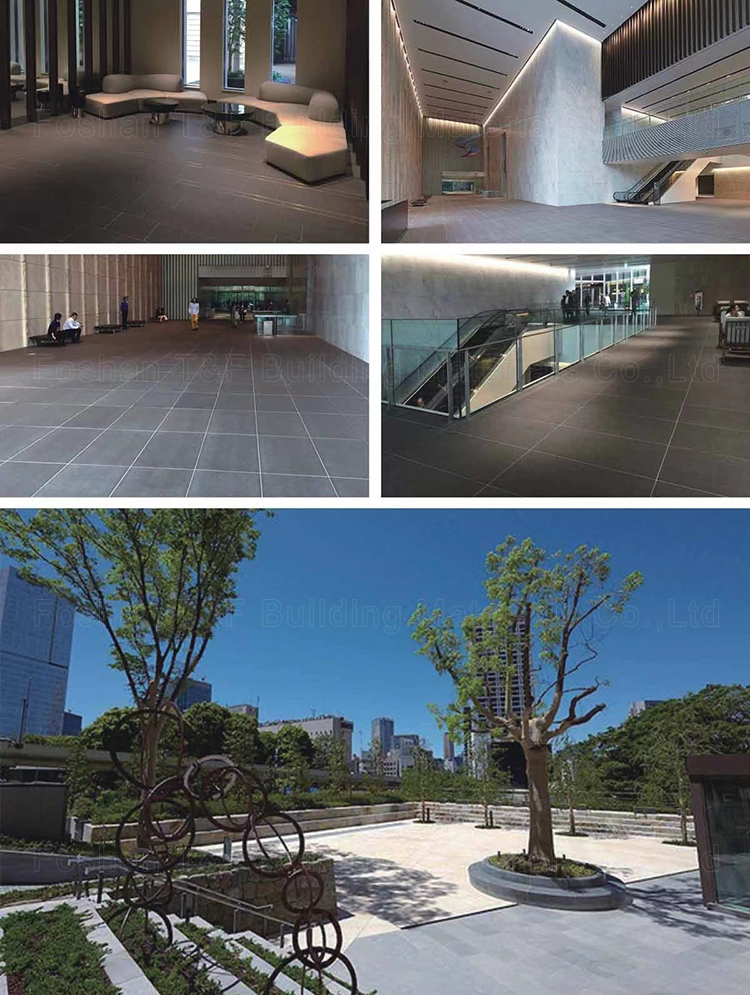 20mm Non Slip R11 Outdoor Full Body Garden Swimming Pool Decking Floor Travertine Porcelain Pavers Tiles