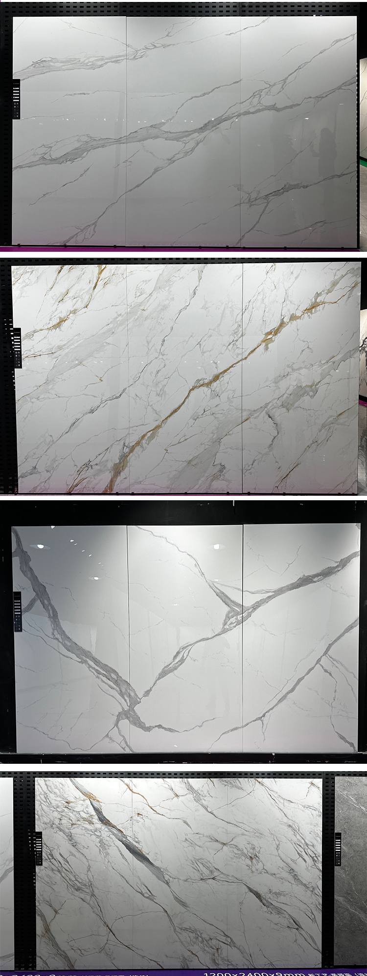 Customized Design Polished White Marble Look Porcelain Floor Tiles Stairs Matte Sintered Stone Stair Steps and Risers
