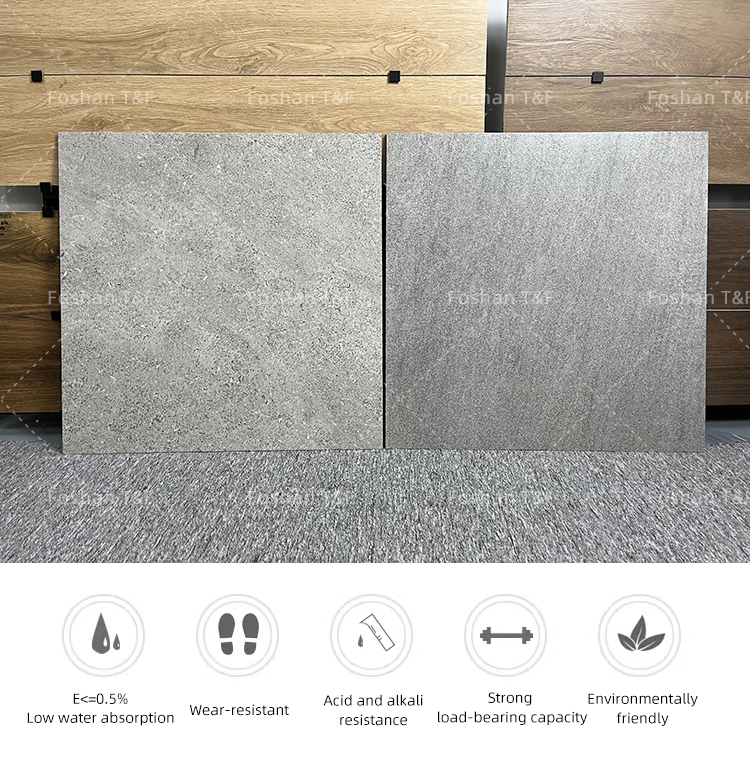 24x24 Vintage Ceramic Porcelain Tiles With High Quality for House Living Room Floor Carreaux De Sol 60x60