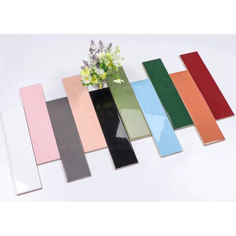 65*200 75*300 100*300 150*300mm Colorful Small Glossy Matt Glaze Handmade Ceramic Wall Tiles