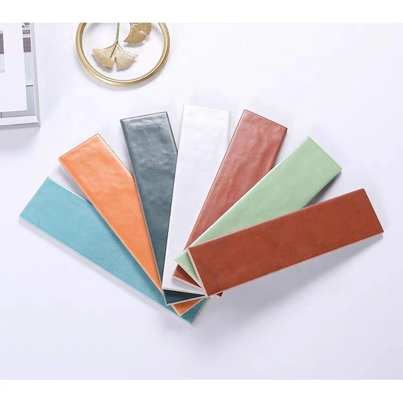 65*200 75*300 100*300 150*300mm Colorful Small Glossy Matt Glaze Handmade Ceramic Wall Tiles
