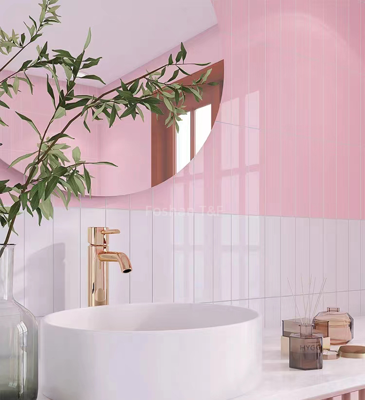 65*200 75*300 100*300 150*300mm Colorful Small Glossy Matt Glaze Handmade Ceramic Wall Tiles