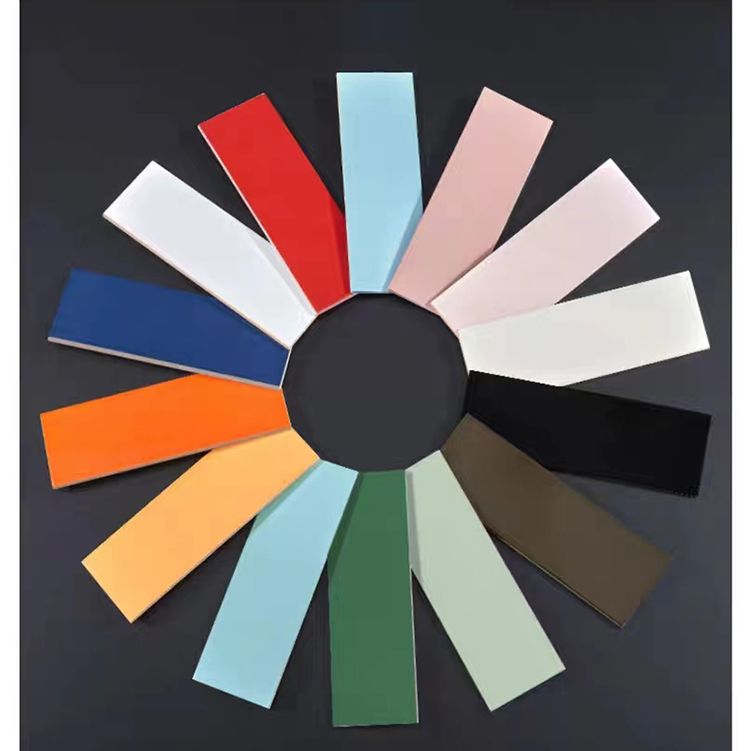 65*200 75*300 100*300 150*300mm Colorful Small Glossy Matt Glaze Handmade Ceramic Wall Tiles