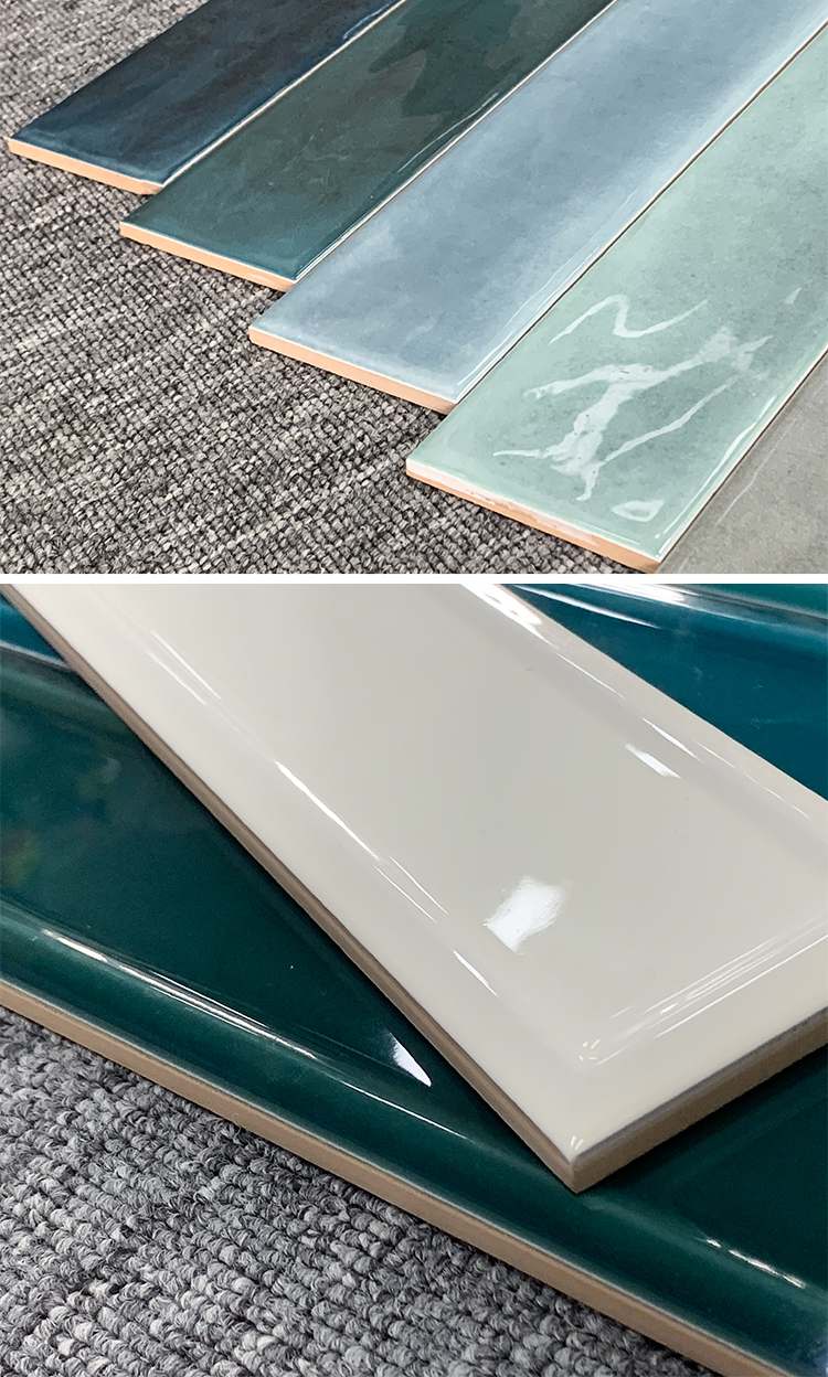 65*200 75*300 100*300 150*300mm Colorful Small Glossy Matt Glaze Handmade Ceramic Wall Tiles