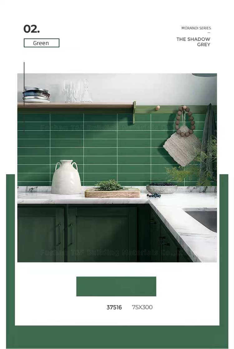 65*200 75*300 100*300 150*300mm Colorful Small Glossy Matt Glaze Handmade Ceramic Wall Tiles