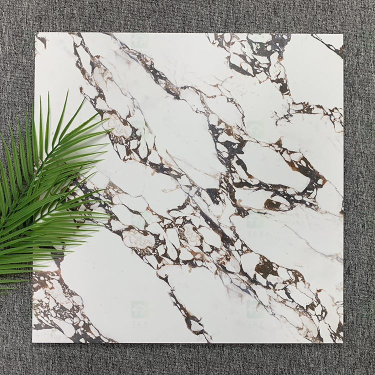 Top Quality 600x600 Indoor Luxury Ceramic Floor Porcelain White Marble Tiles With Matte Surface