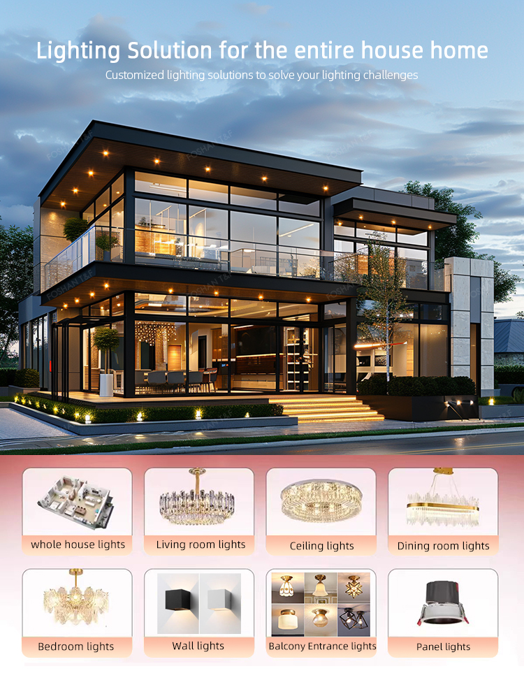 Custom Luxury Hotel Lobby Villa Home Staircase Pendant Light Modern Large Long Crystal Chandeliers for Stairs