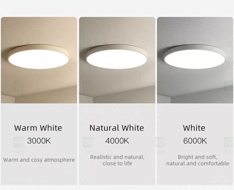 Indoor Home Round Shape Modern Living Room Led Lamps Lighting for Bedroom Lights Ceiling