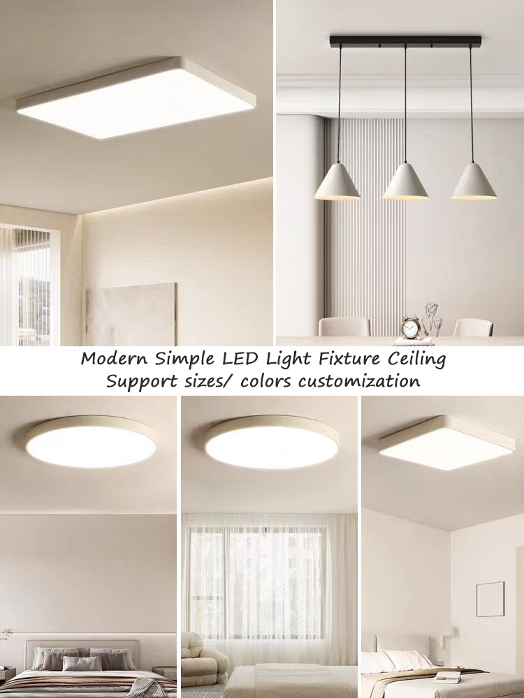 Indoor Home Round Shape Modern Living Room Led Lamps Lighting for Bedroom Lights Ceiling