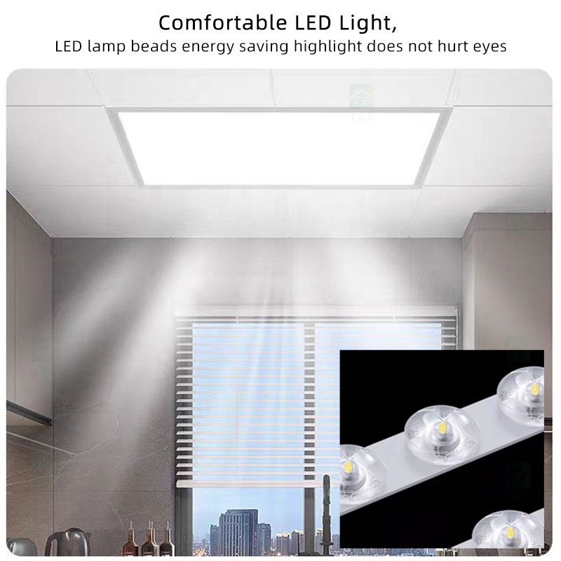 Good Quality Indoor 2x2 2x4 ft 600x600 60x60 48w Led Ceiling Backlit Panel Light for Home Office Supermarket Hospital Fixture