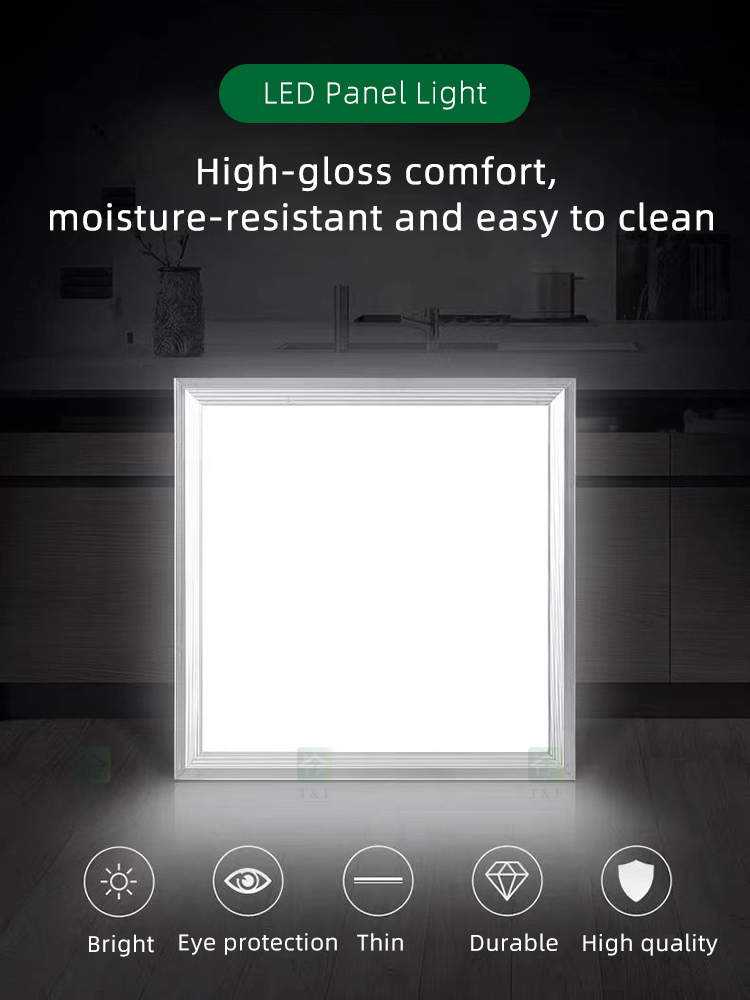 Good Quality Indoor 2x2 2x4 ft 600x600 60x60 48w Led Ceiling Backlit Panel Light for Home Office Supermarket Hospital Fixture