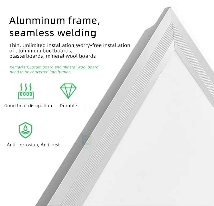 Good Quality Indoor 2x2 2x4 ft 600x600 60x60 48w Led Ceiling Backlit Panel Light for Home Office Supermarket Hospital Fixture