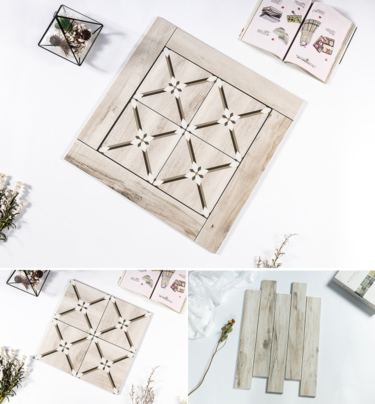 New Arrival French Vintage Mixed Pattern Porcelain Floor Tiles for Bathroom Kitchen Backsplash Wall Living Room