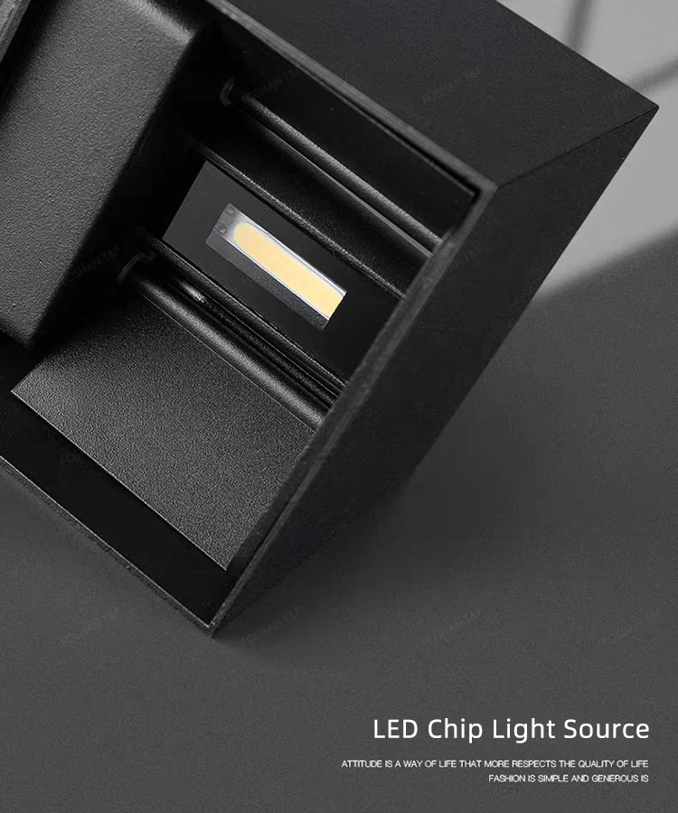 High Quality Outdoor Waterproof IP65 6W 12W up and Down Lighting Garden LED Wall Lamp Light for Home