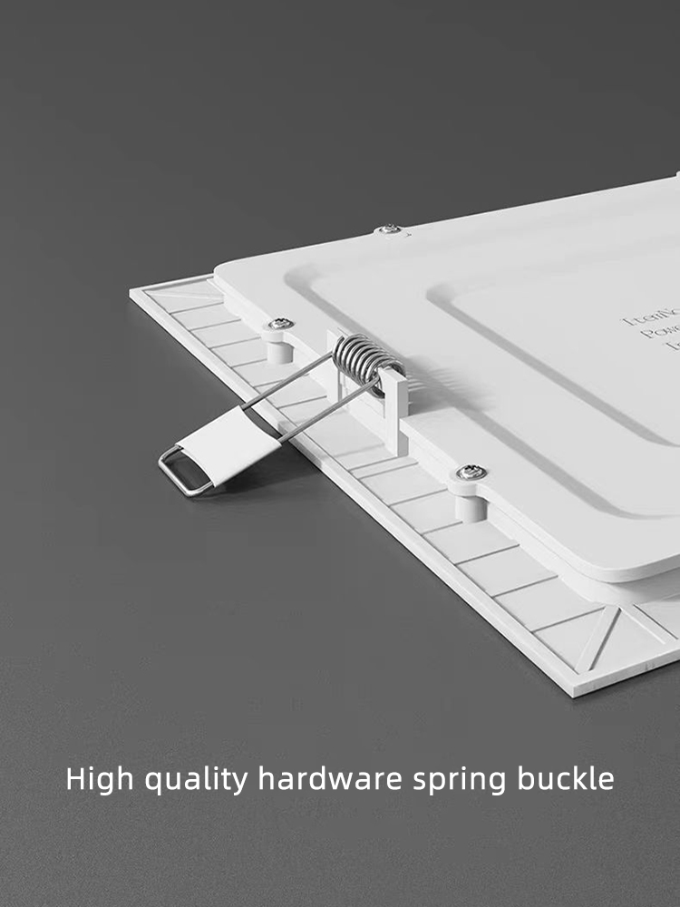 High Quality Ultra Thin Square 3W 6W 9W 12W 18W 24W Aluminum Recessed LED Panel Light for Home Office Ceiling