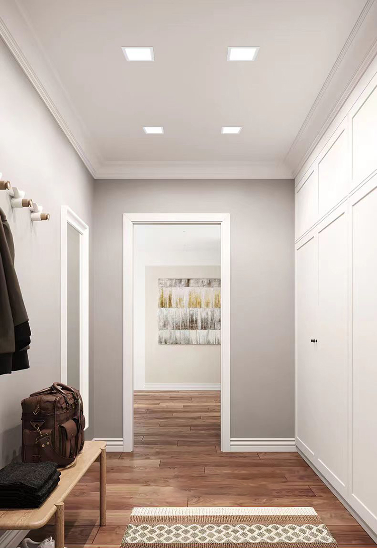 High Quality Ultra Thin Square 3W 6W 9W 12W 18W 24W Aluminum Recessed LED Panel Light for Home Office Ceiling