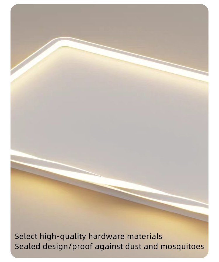 Modern Lustre Led Dimmable Round Square Shape Surface Mounted Bedroom Living Room Fixture Ceiling Light for Home Decor